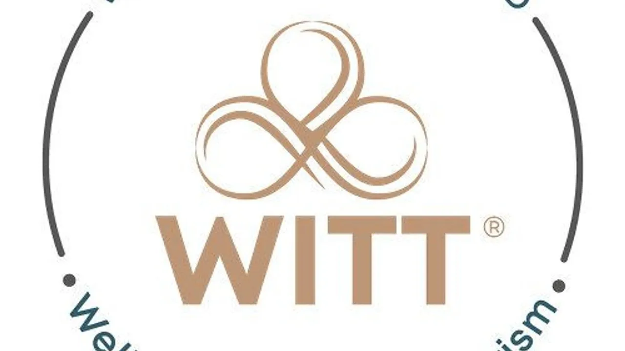 WITT logo in gold, framed by partial circular text and dark curved lines.